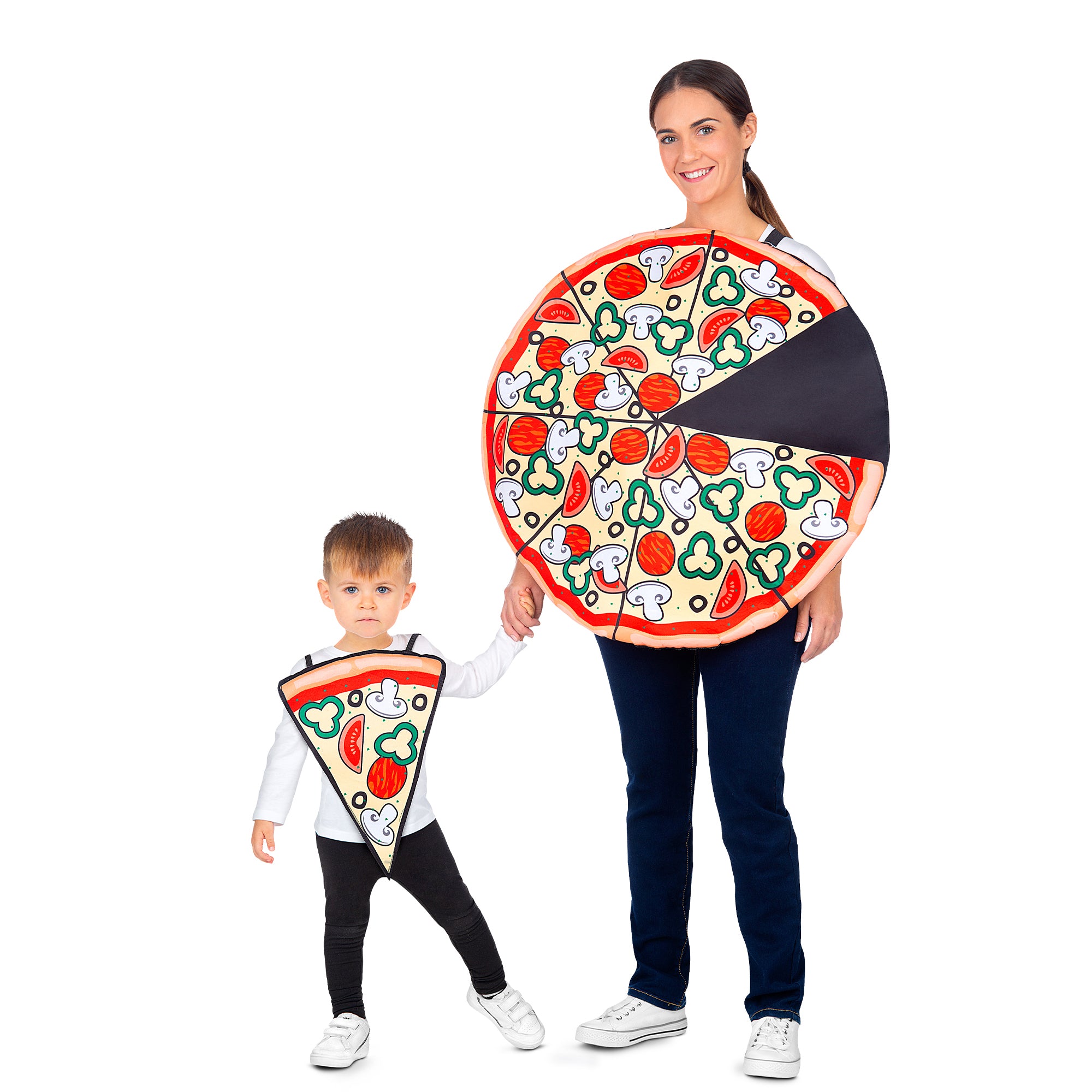 Pizza Party Slice Adult and Child Combo Costume Standard Size