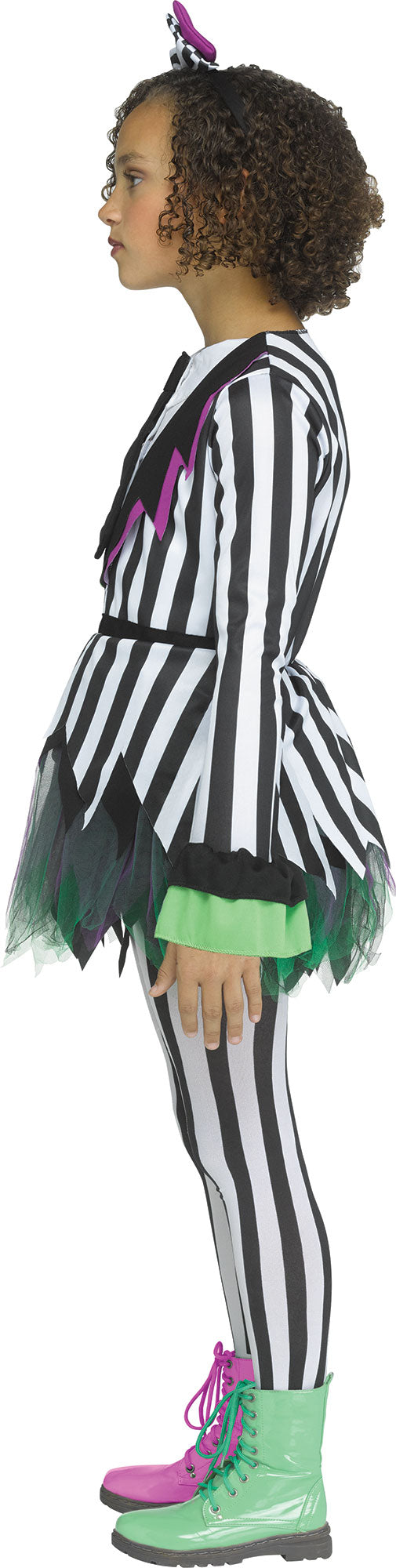 Giddy Ghostie Beetlejuice Horror Dress Child Costume X-Large 12-14