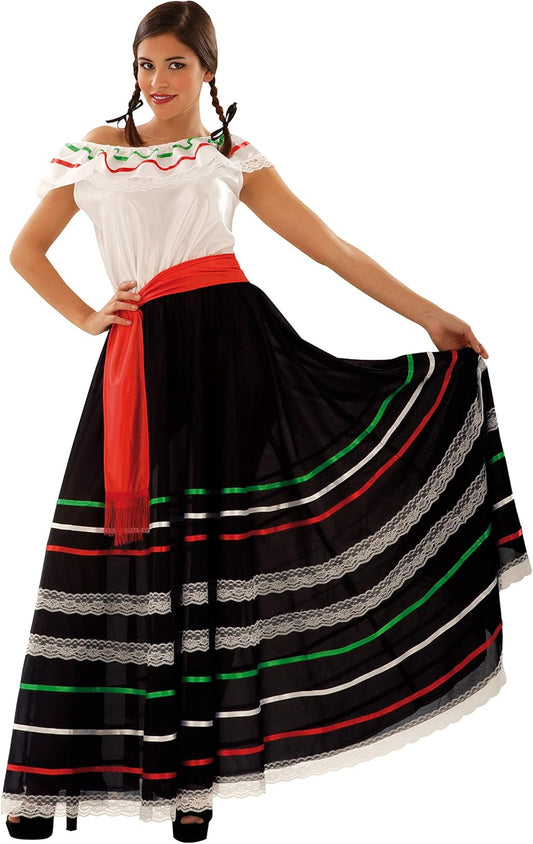 Mexicana Senorita Mexico Dress Adult Costume Medium/Large