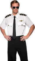 Pan Am Airline Pilot Shirt Adult Costume Size Standard