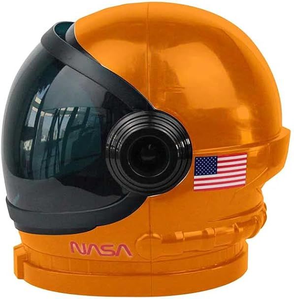 NASA Orange Space Astronaut Helmet Costume Accessory Hat