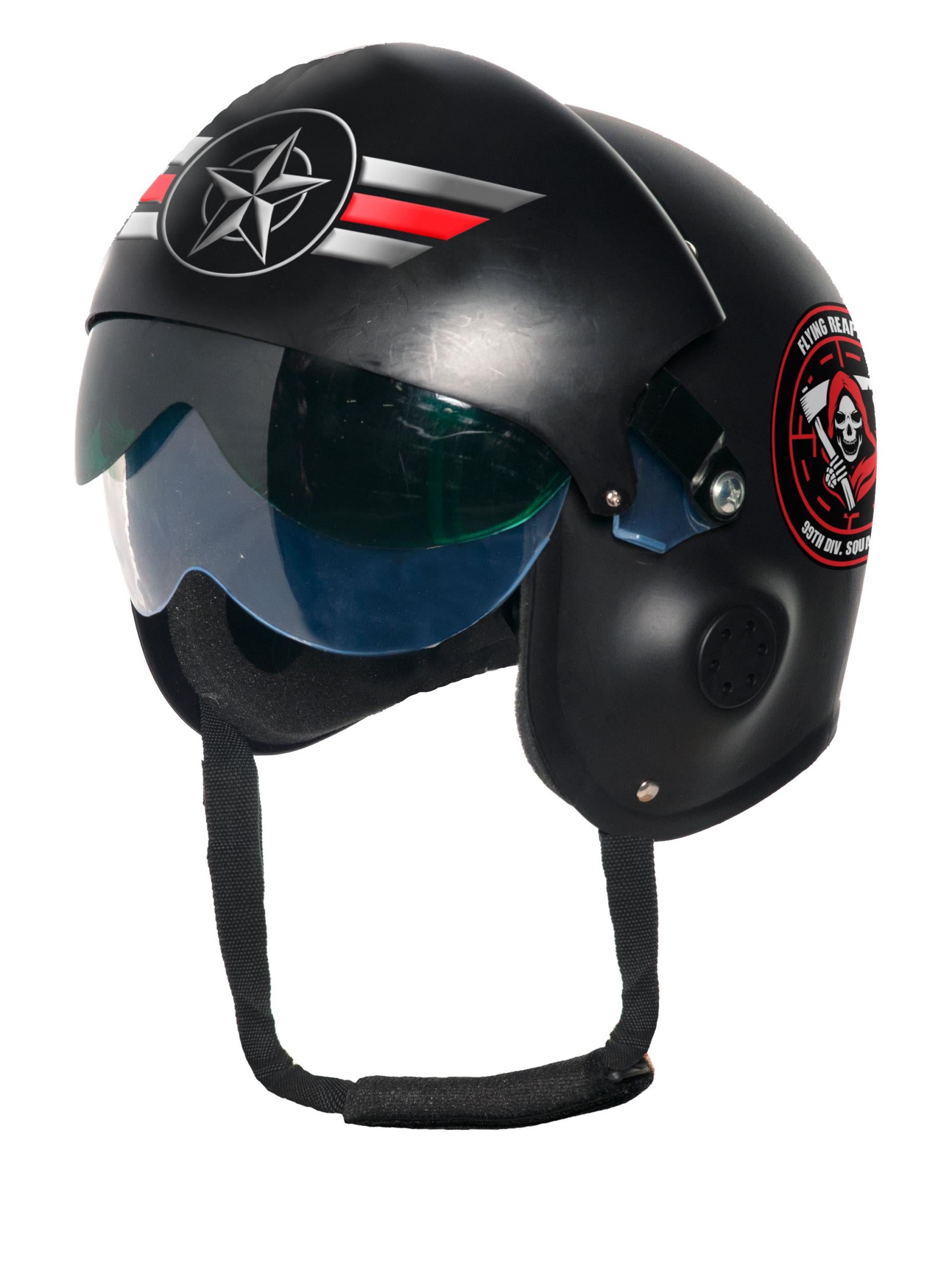 Fighter Pilot Helmet - Stealth Fighter Helmet Costume Accessory