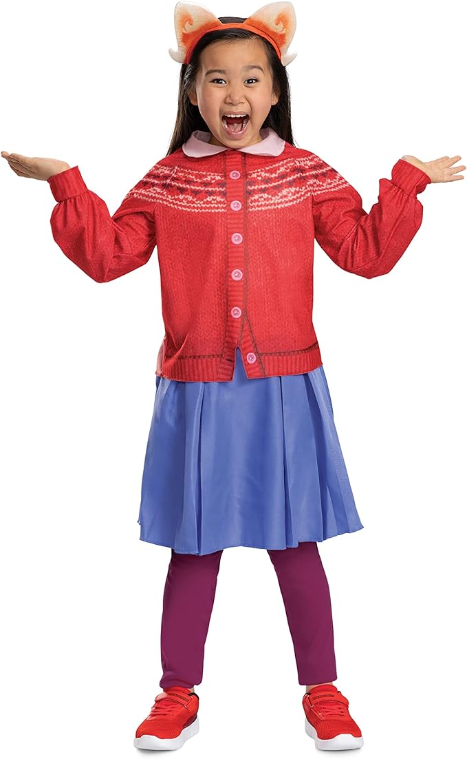 Turning Red Mei Classic Girls Toddler Costume X-Small 3T-4T