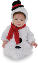 Load image into Gallery viewer, Baby Snowman Christmas Frosty Romper Costume Infant 0-6 Months

