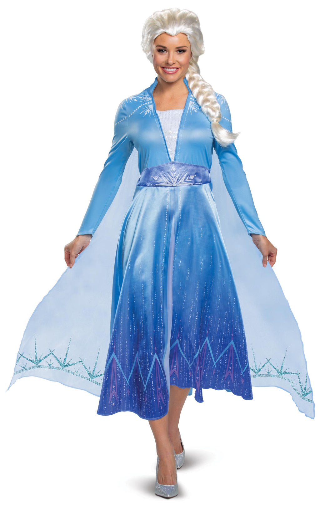 Disney Elsa Frozen 2 Deluxe Costume Dress for Women Large 12-14