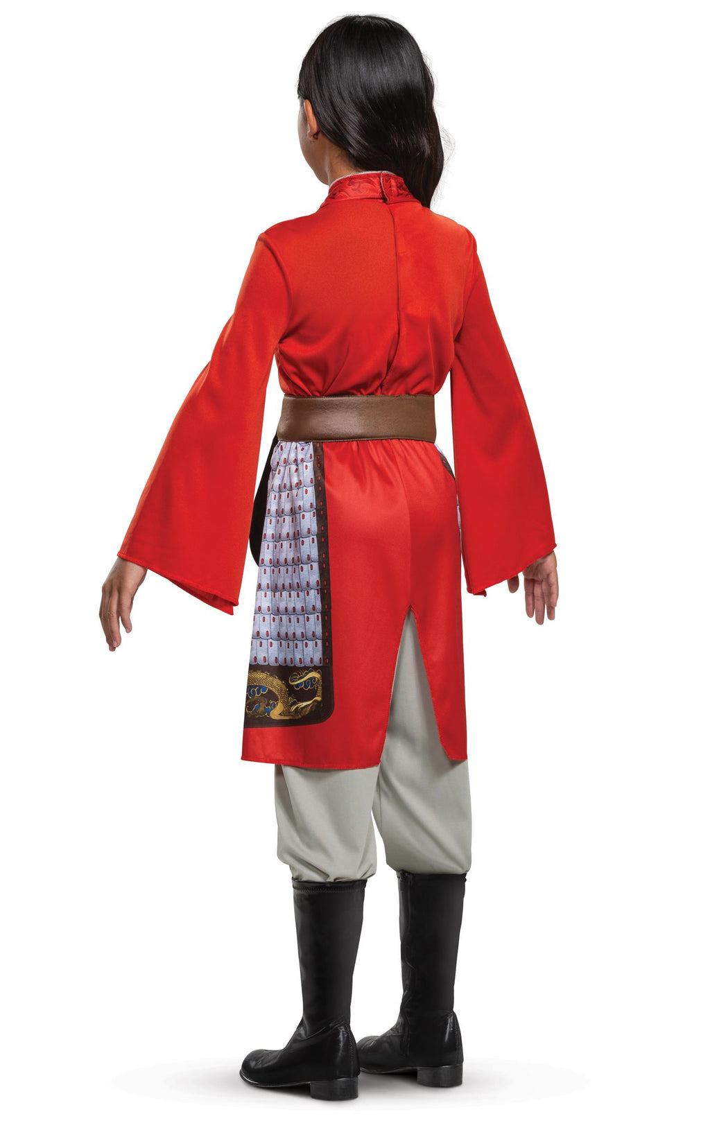 Mulan Hero Red Dress Disney Princess Classic Toddler Costume 3T-4T