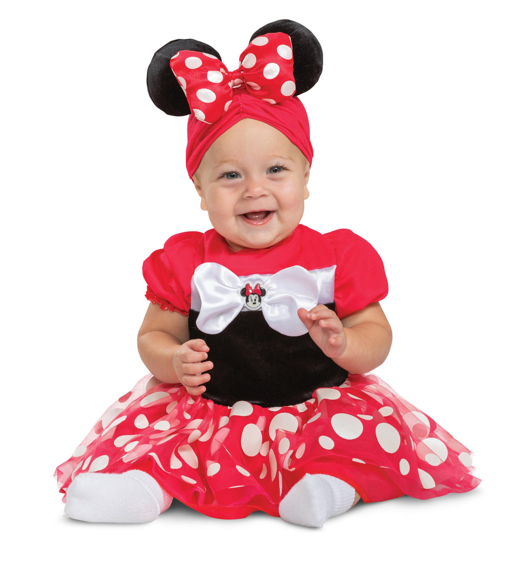 Disney Minnie Mouse Red Posh Baby Infant Costume Size 12-18 Months
