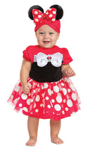 Load image into Gallery viewer, Disney Minnie Mouse Red Posh Baby Infant Costume Size 6-12 Months
