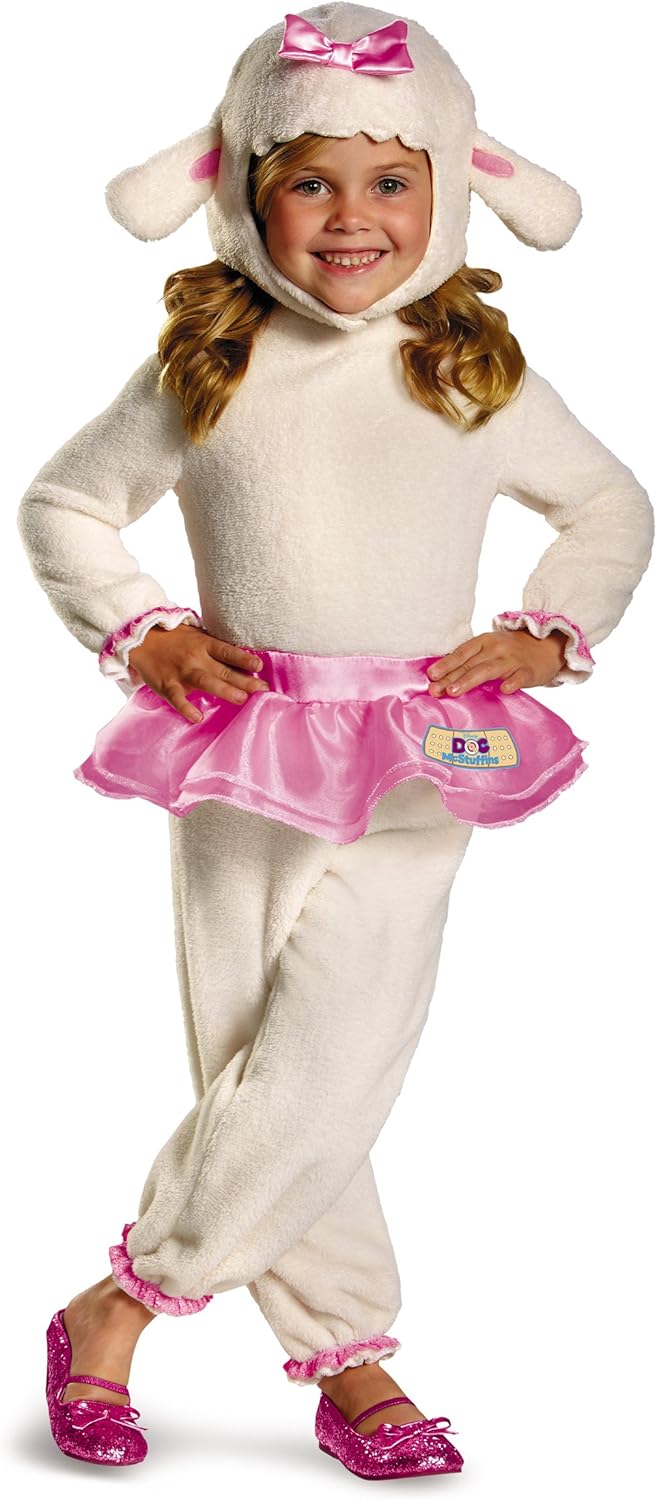 Disney Doc McStuffins Lambie Sheep Toddler Costume 3T-4T