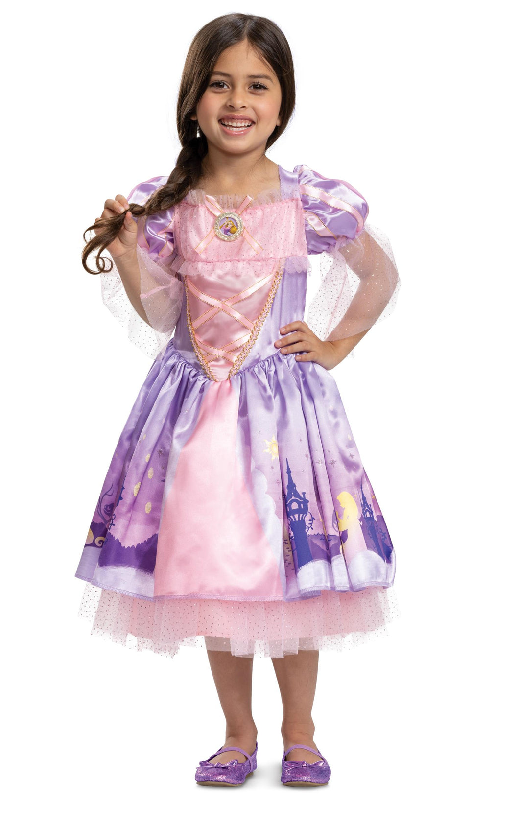 Rapunzel Deluxe Toddler Disney Princess Deluxe Girls Costume 2T
