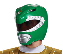 Load image into Gallery viewer, Green Power Ranger Helmet Costume Mask

