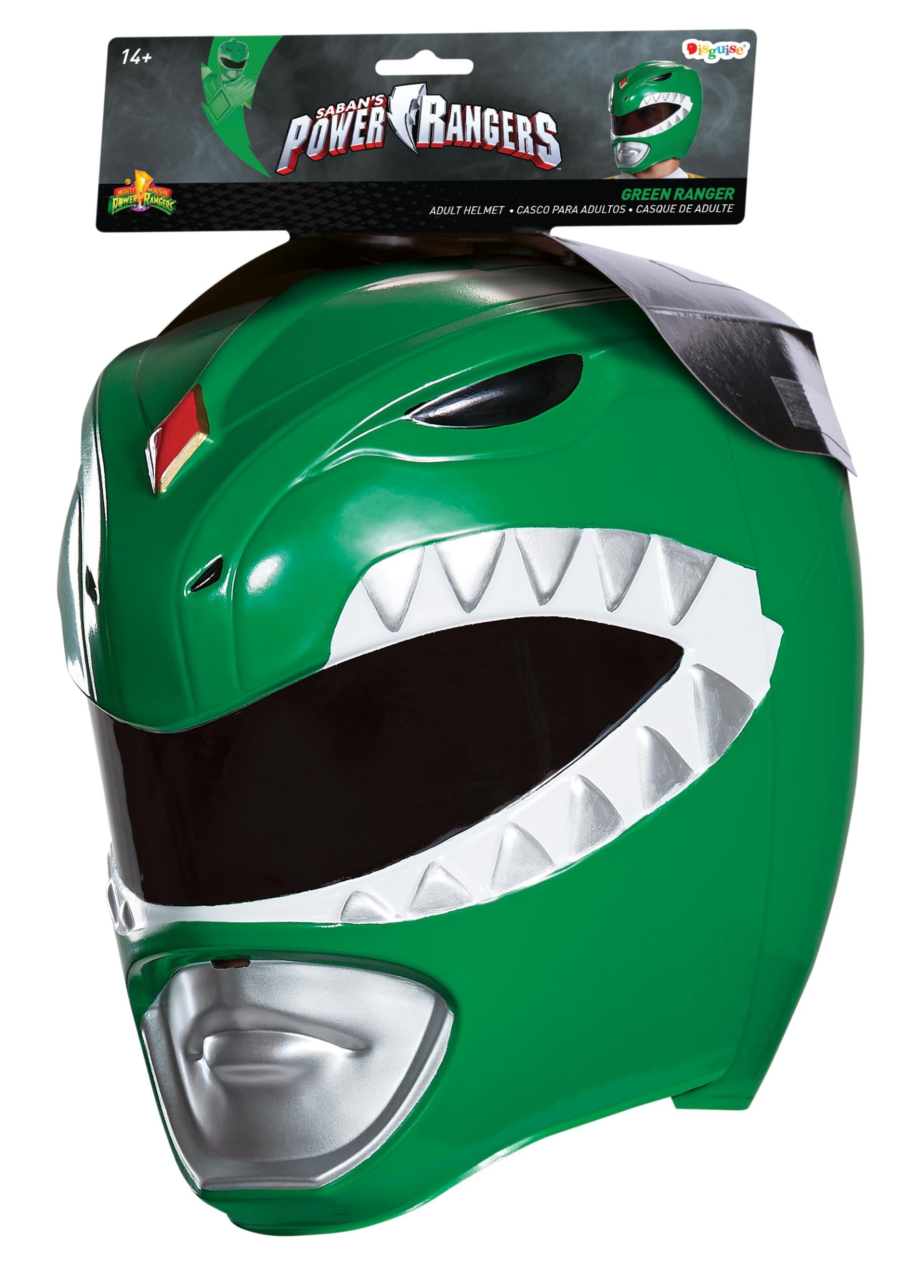 Green Power Ranger Helmet Costume Mask