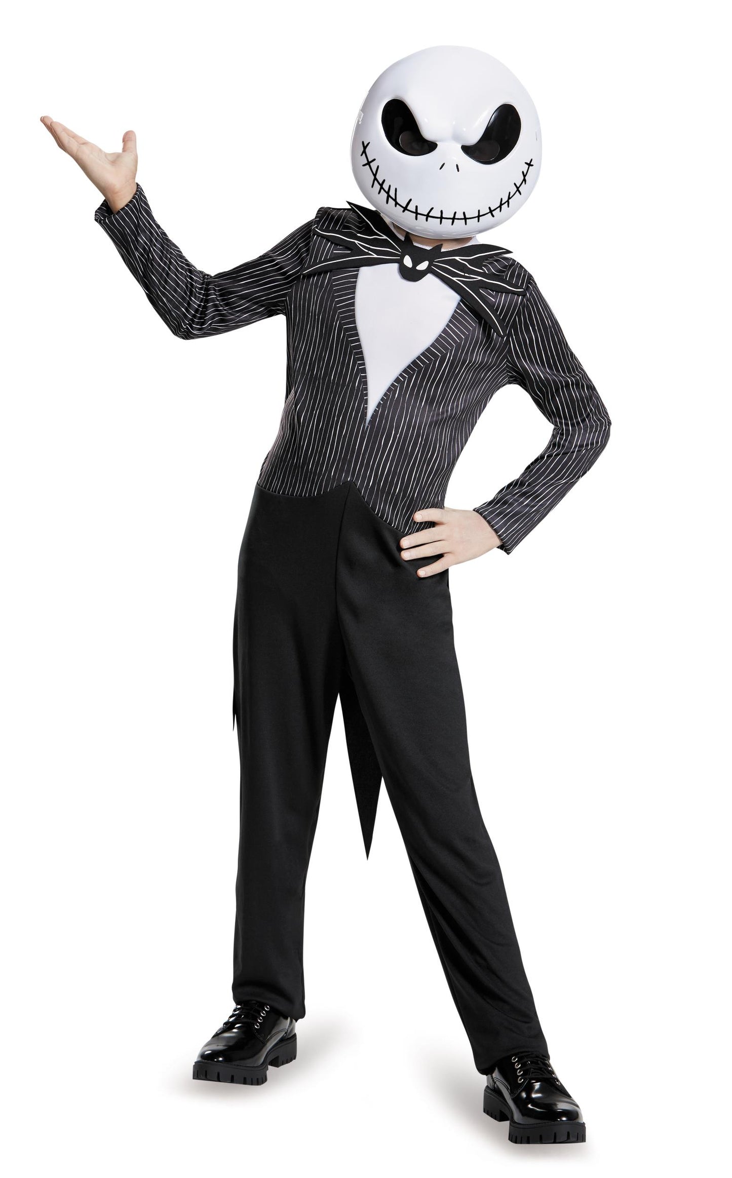 Jack Skellington Nightmare Before Christmas Child Deluxe Costume Large 10-12