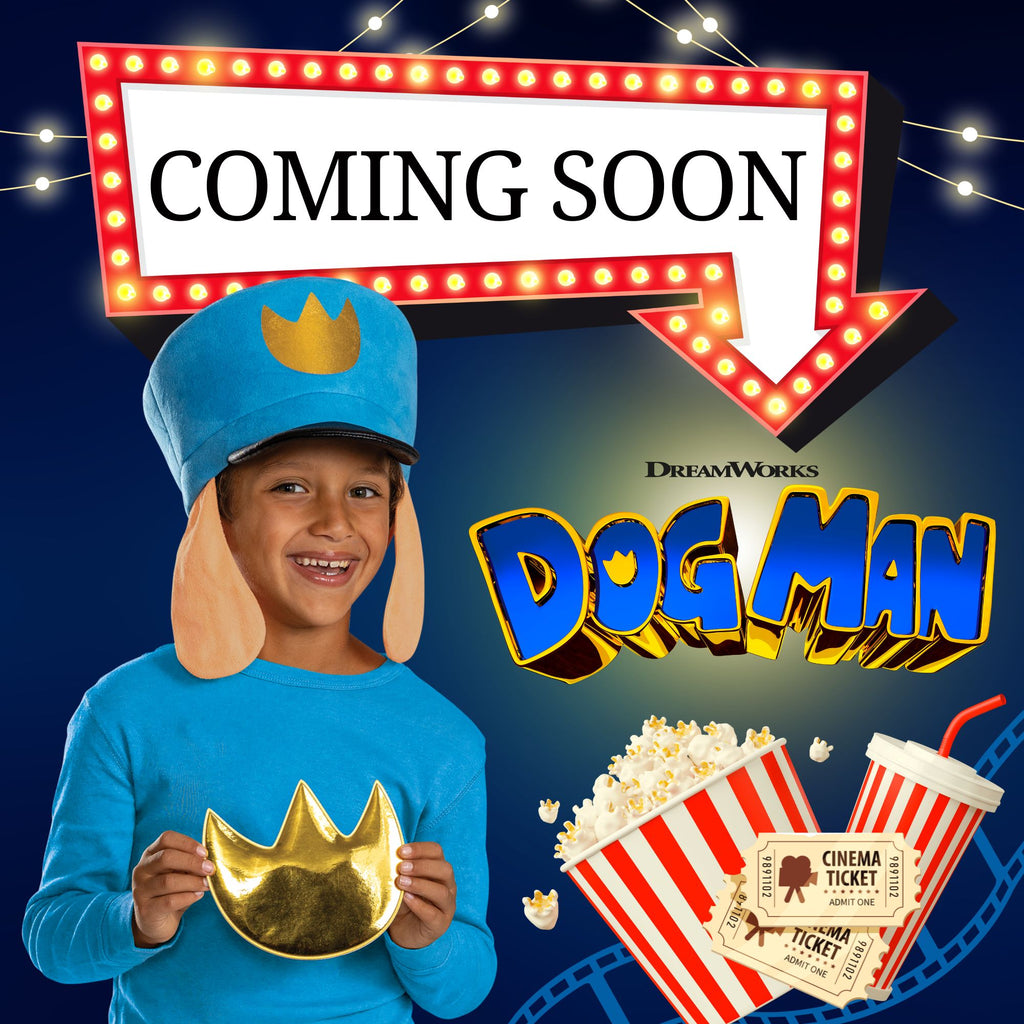 Dog Man Child Costume Accessory Kit Hat with Decal