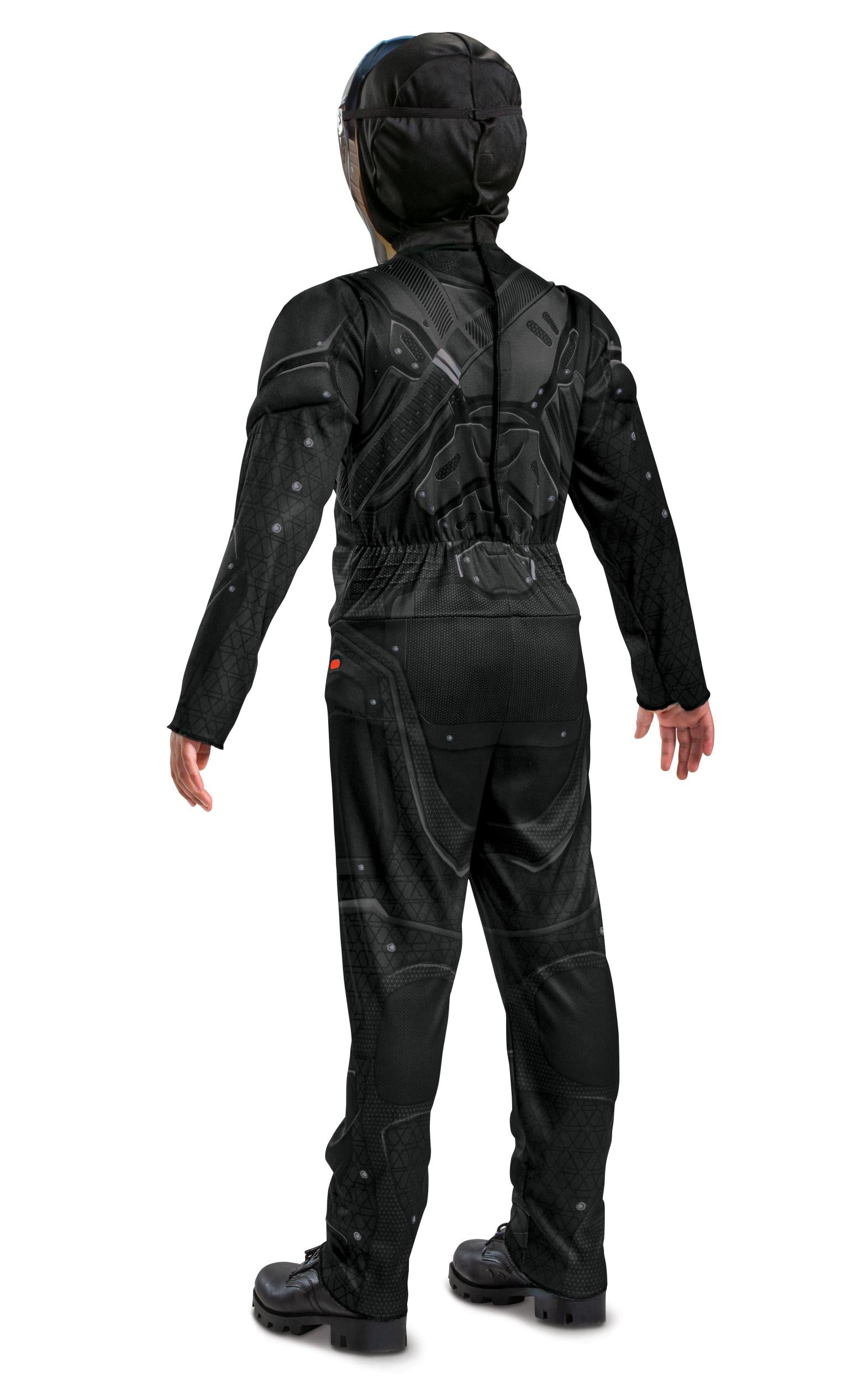 GI Joe Snake Eyes Classic Muscle Chest Child Costume Small 4-6