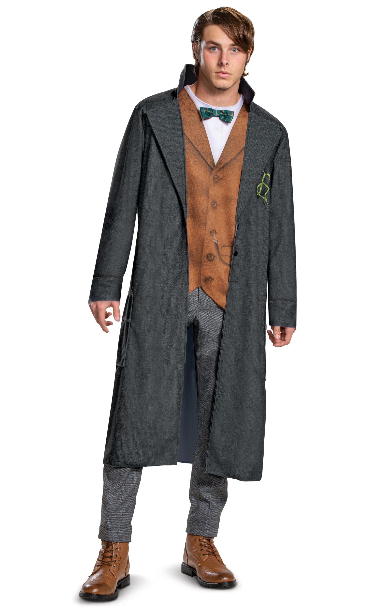 Harry Potter Fantastic Beasts Newt Scamander Deluxe Adult Costume XL 42-46