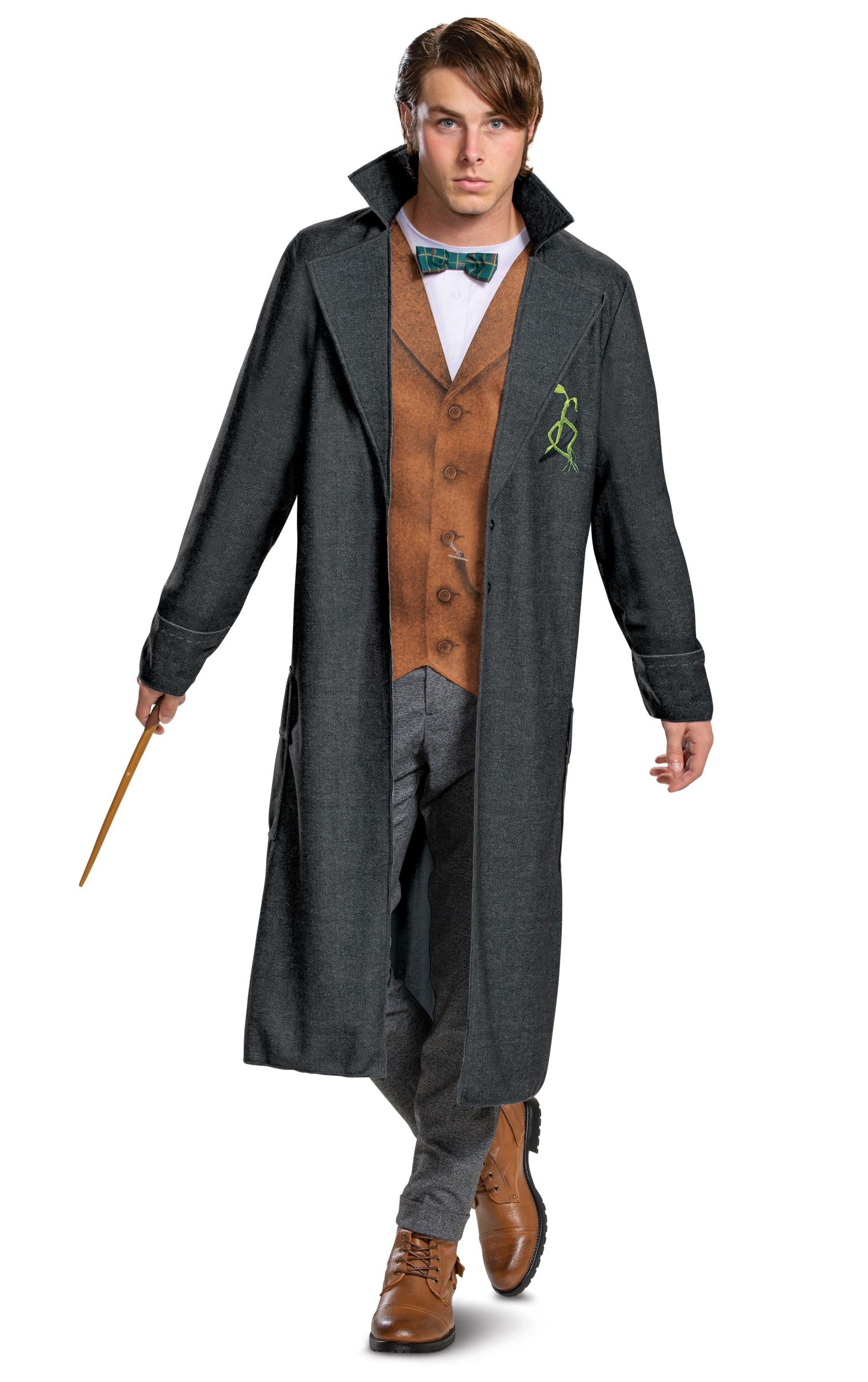 Harry Potter Fantastic Beasts Newt Scamander Deluxe Adult Costume XL 42-46