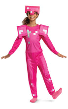Load image into Gallery viewer, Pink Armor Minecraft Child Costume Medium 7-8
