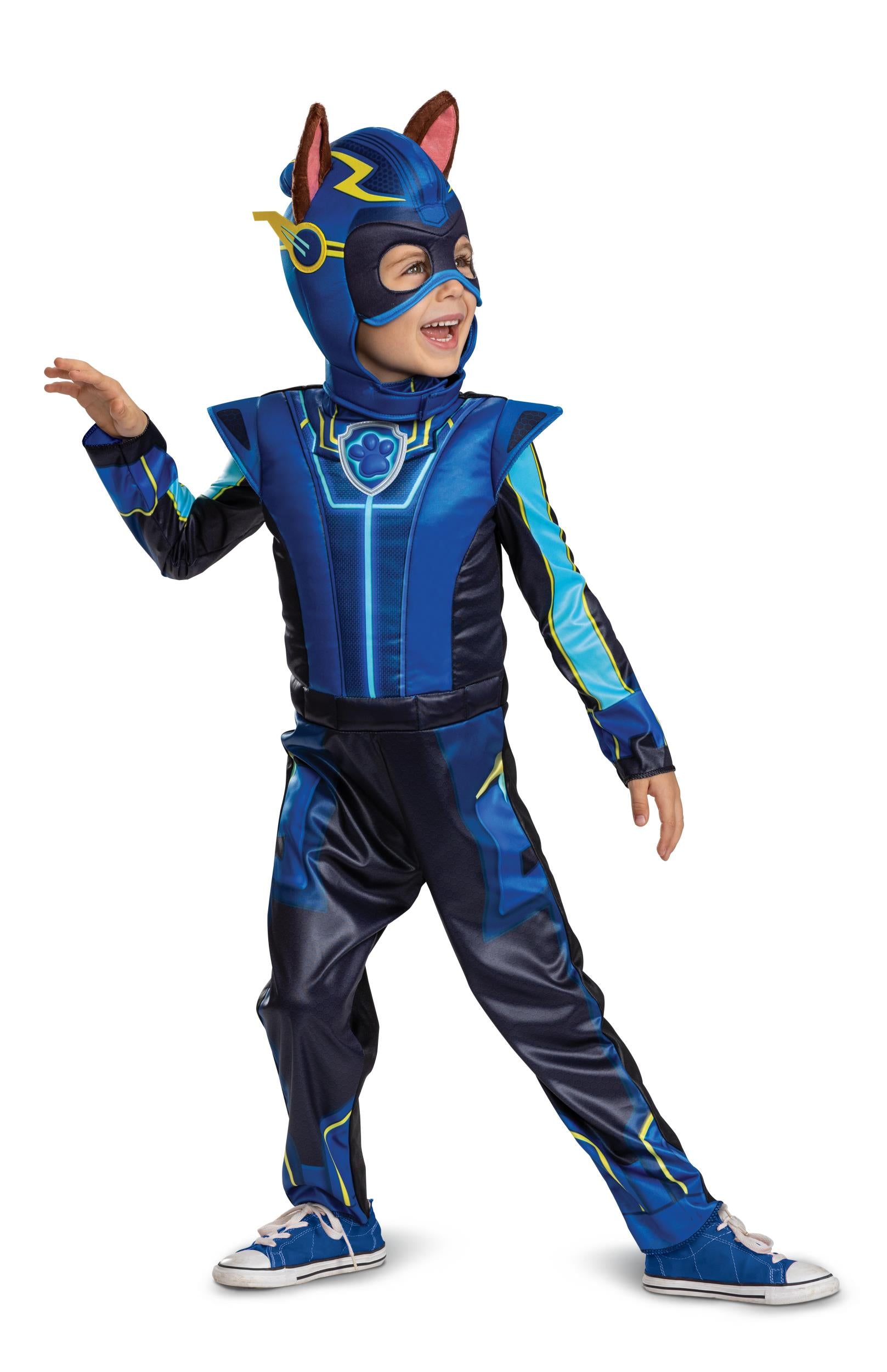 Chase Mighty Pup Paw Patrol Deluxe Toddler Child Costume Small 4-6