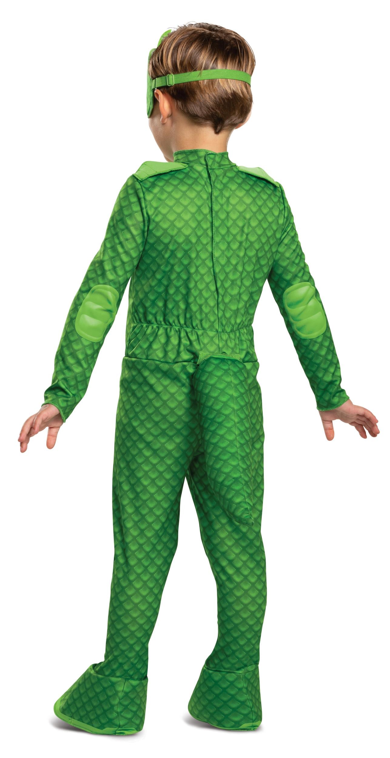 Gekko Deluxe Megasuit PJ Masks With Lights Toddler Costume Small 4-6