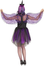 Load image into Gallery viewer, Moonlight Unicorn Gothic Fairy Dress Purple Adult Costume S/M 2-8
