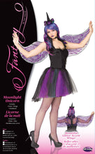 Load image into Gallery viewer, Moonlight Unicorn Gothic Fairy Dress Purple Adult Costume S/M 2-8
