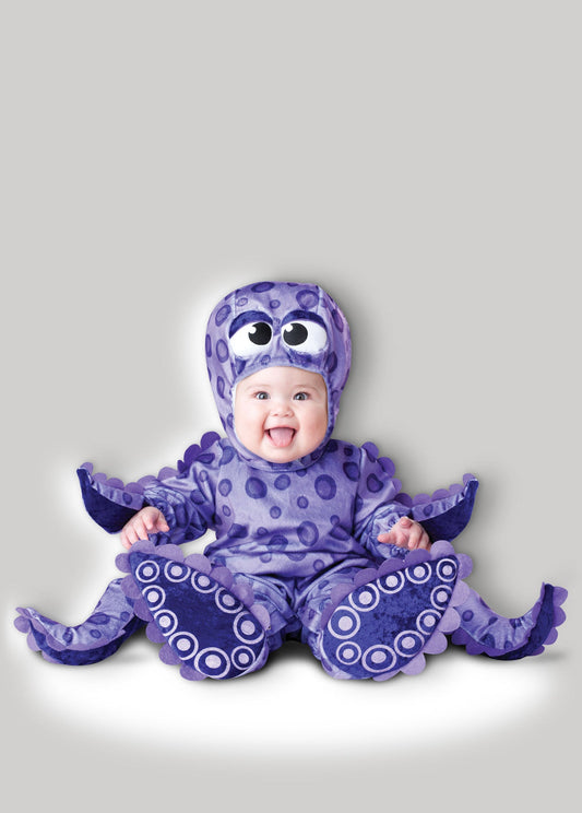 Tiny Tentacles Octopus Deluxe Baby Infant Costume Size 6-12 Months