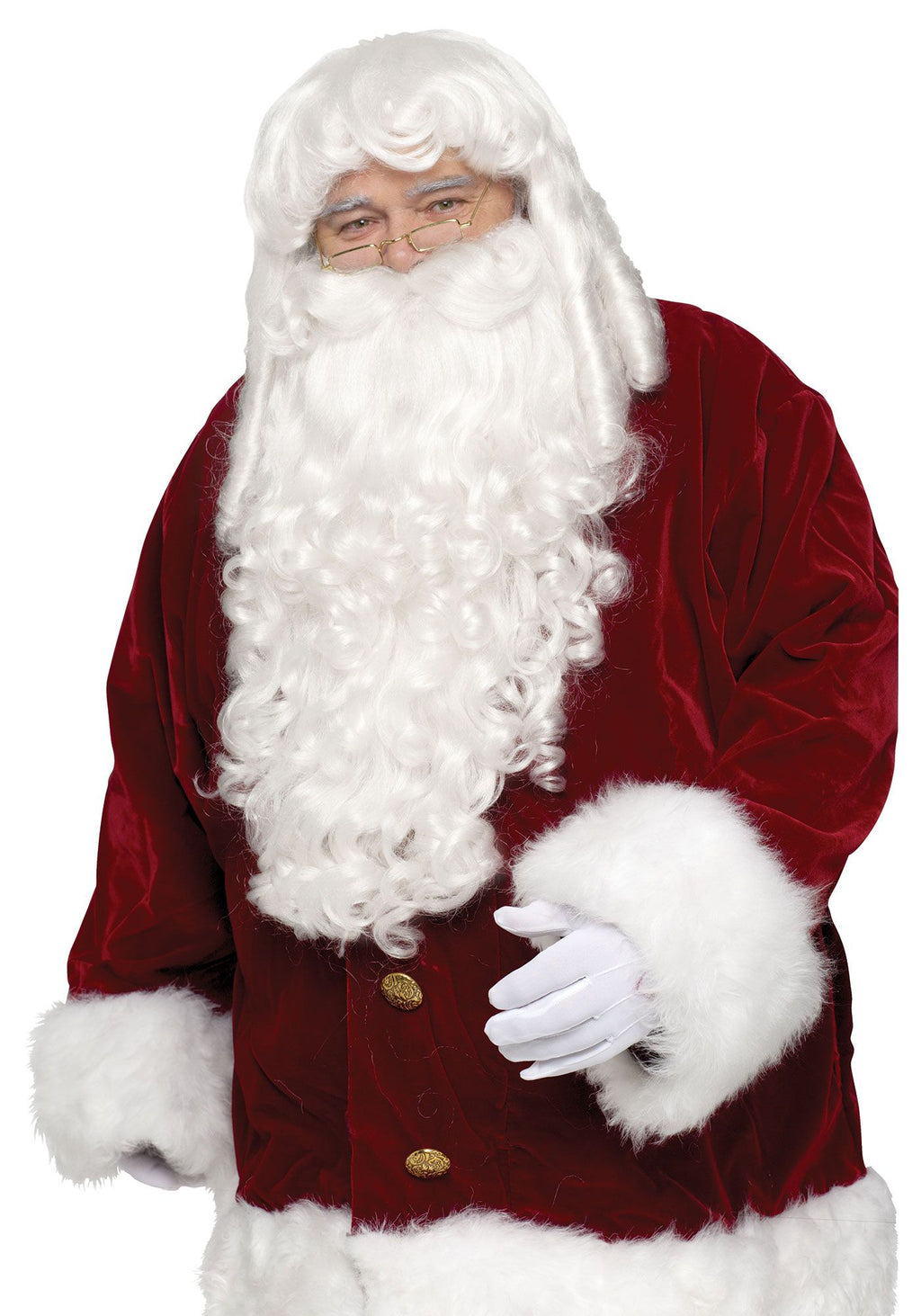 Professional Santa Clause Wig and Beard Set