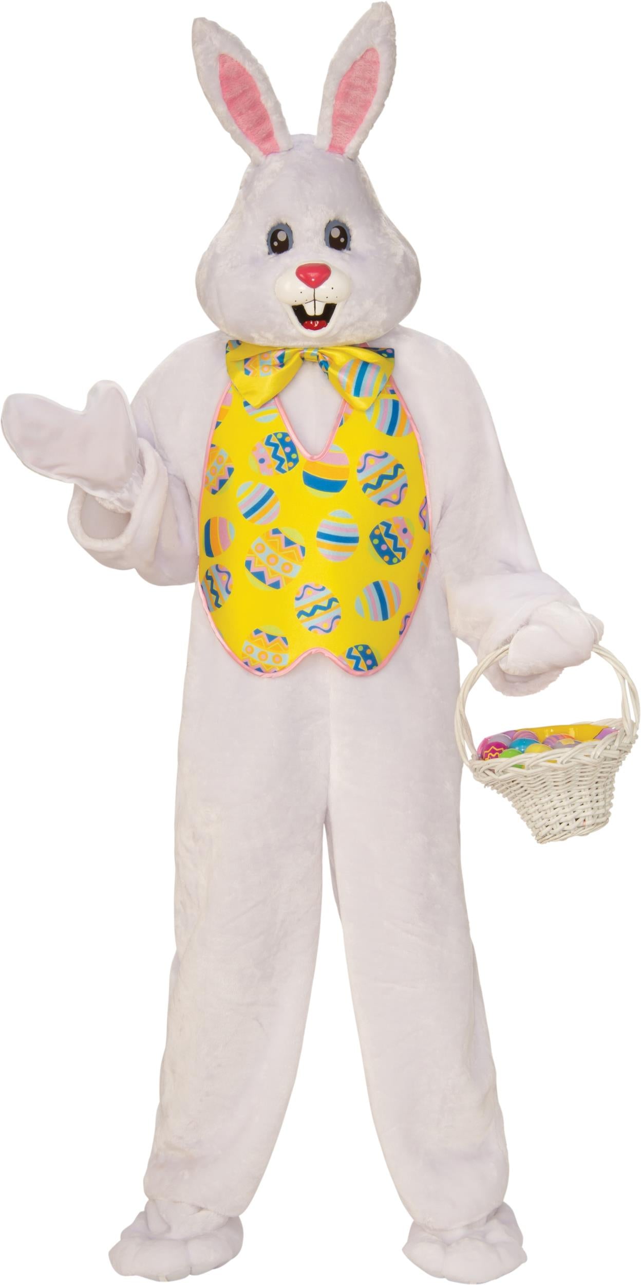Deluxe Hard Head Bunny Rabbit Adult Mascot Easter Costume Plus Size XXL