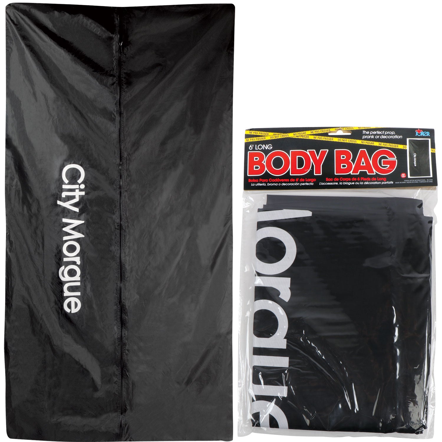 6ft. City Morgue Body Bag Halloween Party Haunted House Decoration Prop
