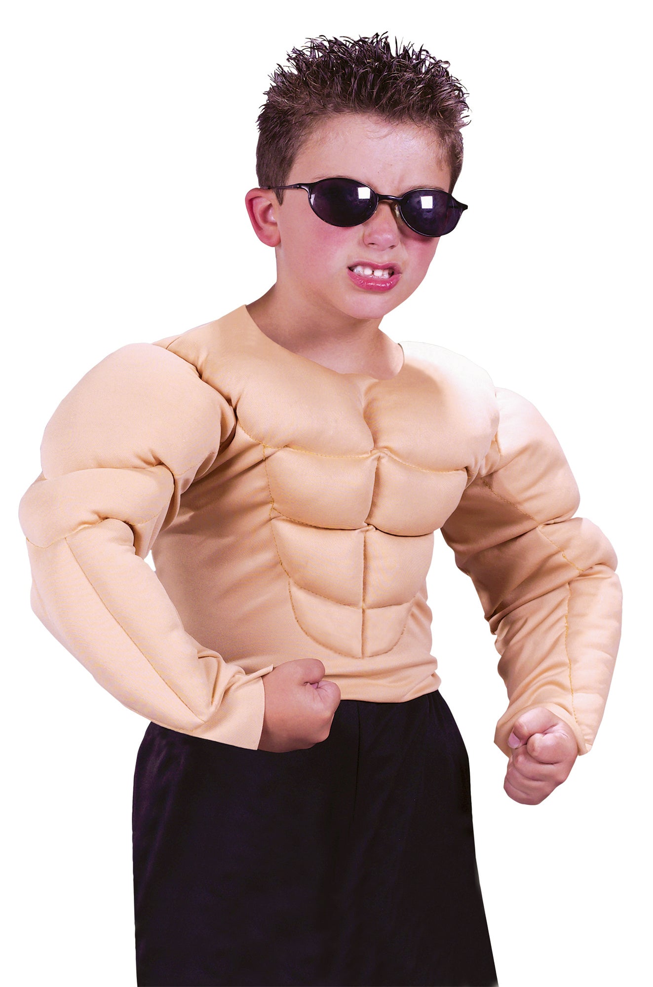 Child Muscle Shirt Costume Size Medium 8-10