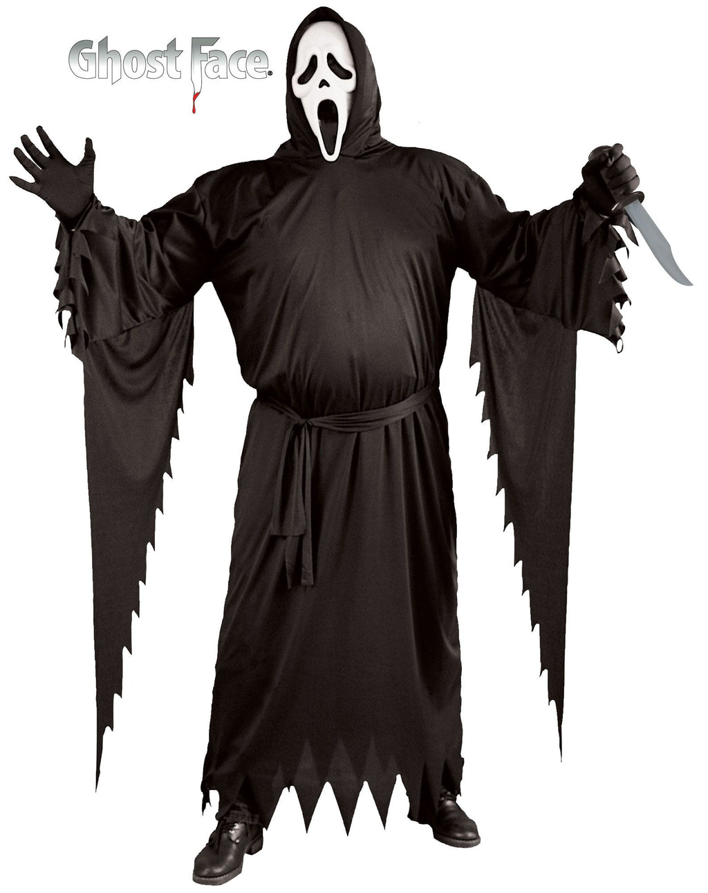 Scream Ghost Face Plus Size Movie Edition Adult Costume