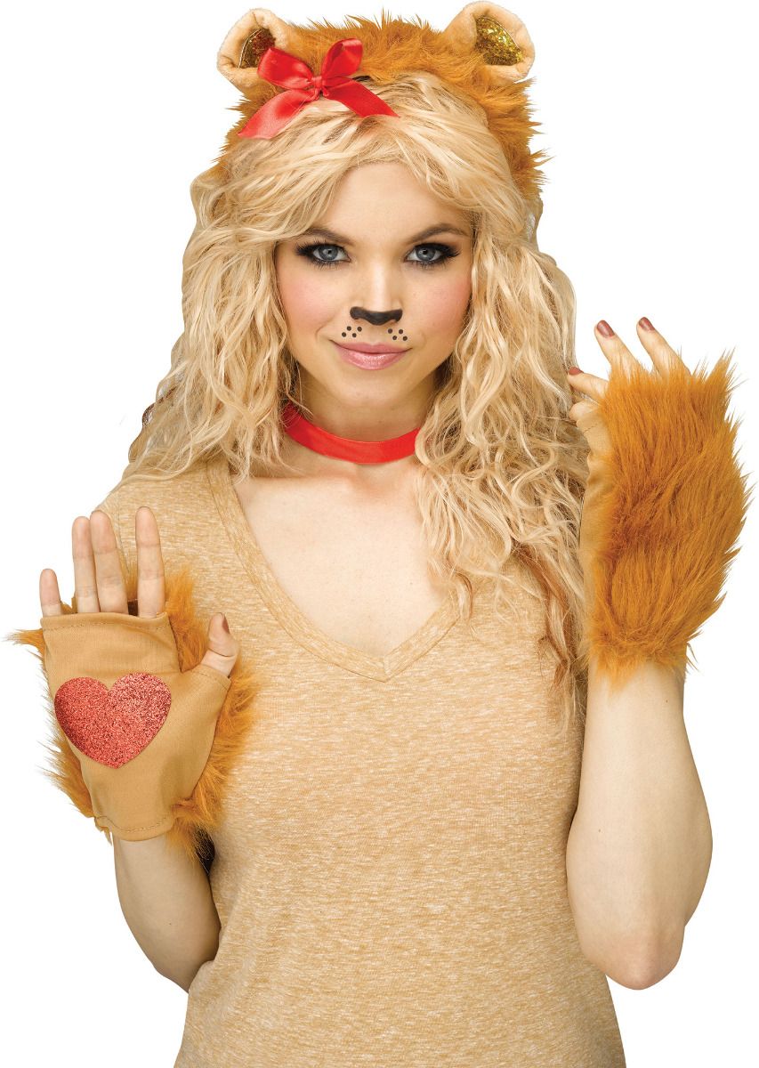 Cowardly Lion Instant Fur Costume Accessory Kit