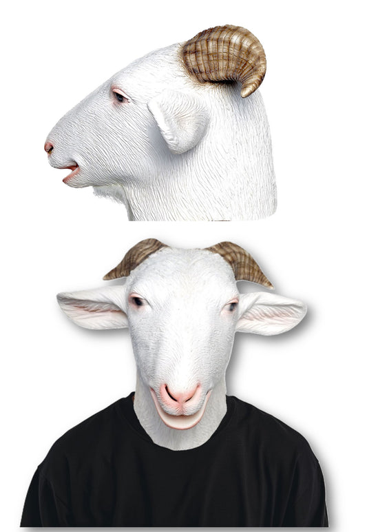 Realistic Goat Greatest of all Time Animal Full Over Head Mask