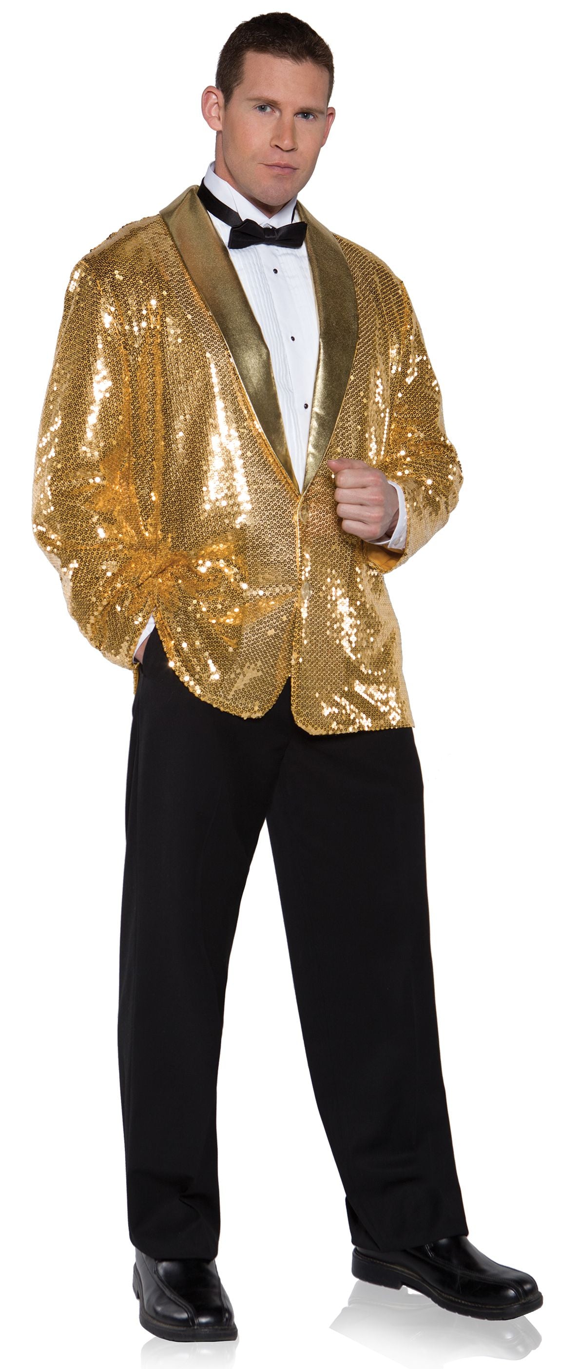 Gold Sequin Jacket  Adult Costume Size
