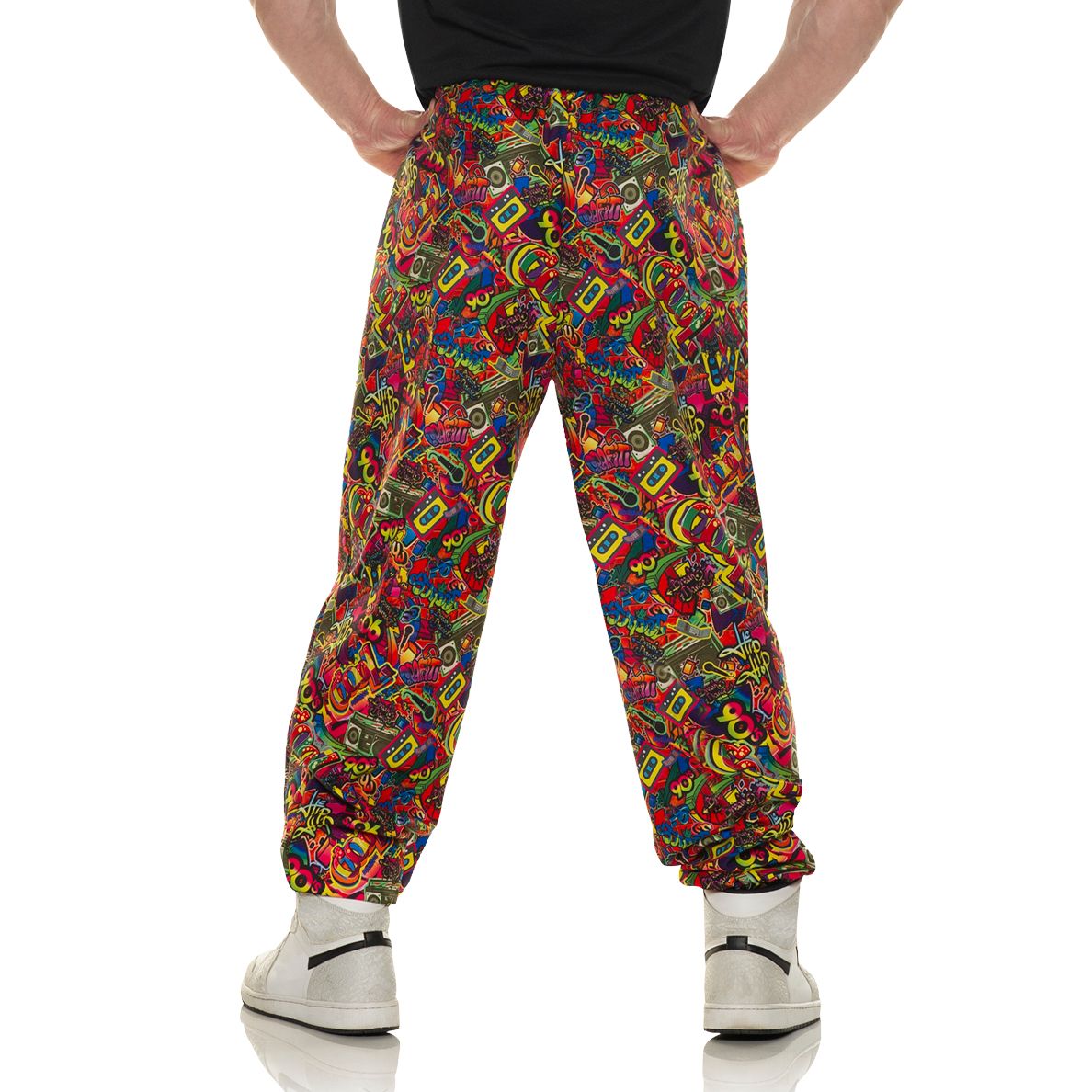 Underwraps 90's Baggy Pants Men's Costume Standard One Size Multicolor