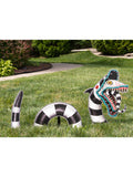 Beetlejuice Sandworm Ground Breaker Outdoor Coroplast Lawn Sign Decoration