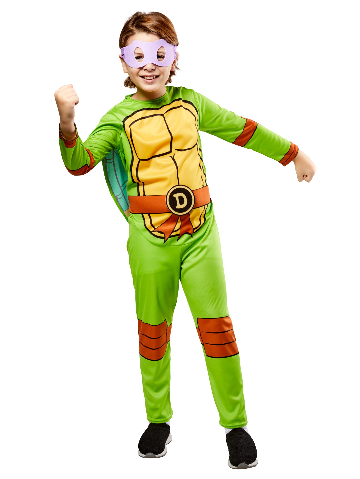 Ninja Turtle Child Pick a Tuttle all 4 Masks Included Costume Size Small 4-6