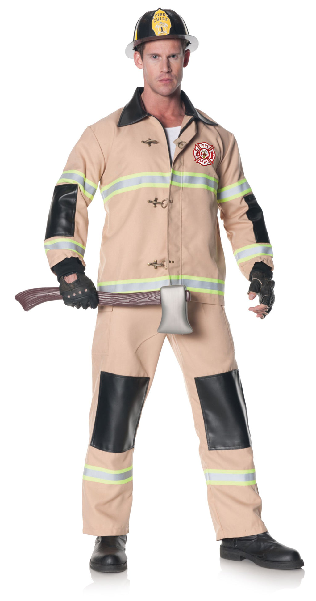 Underwraps Firefighter Adult Costume Size