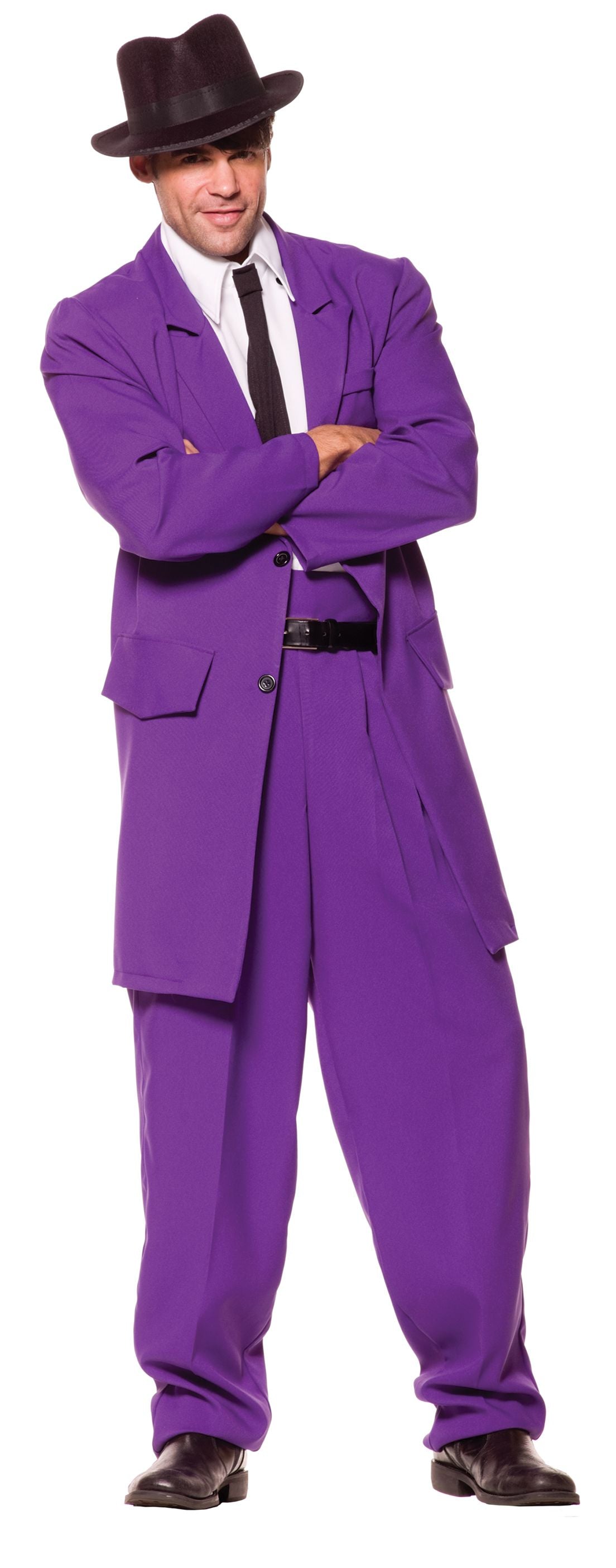 Underwraps Zoot Suit Mobster Purple Adult Costume