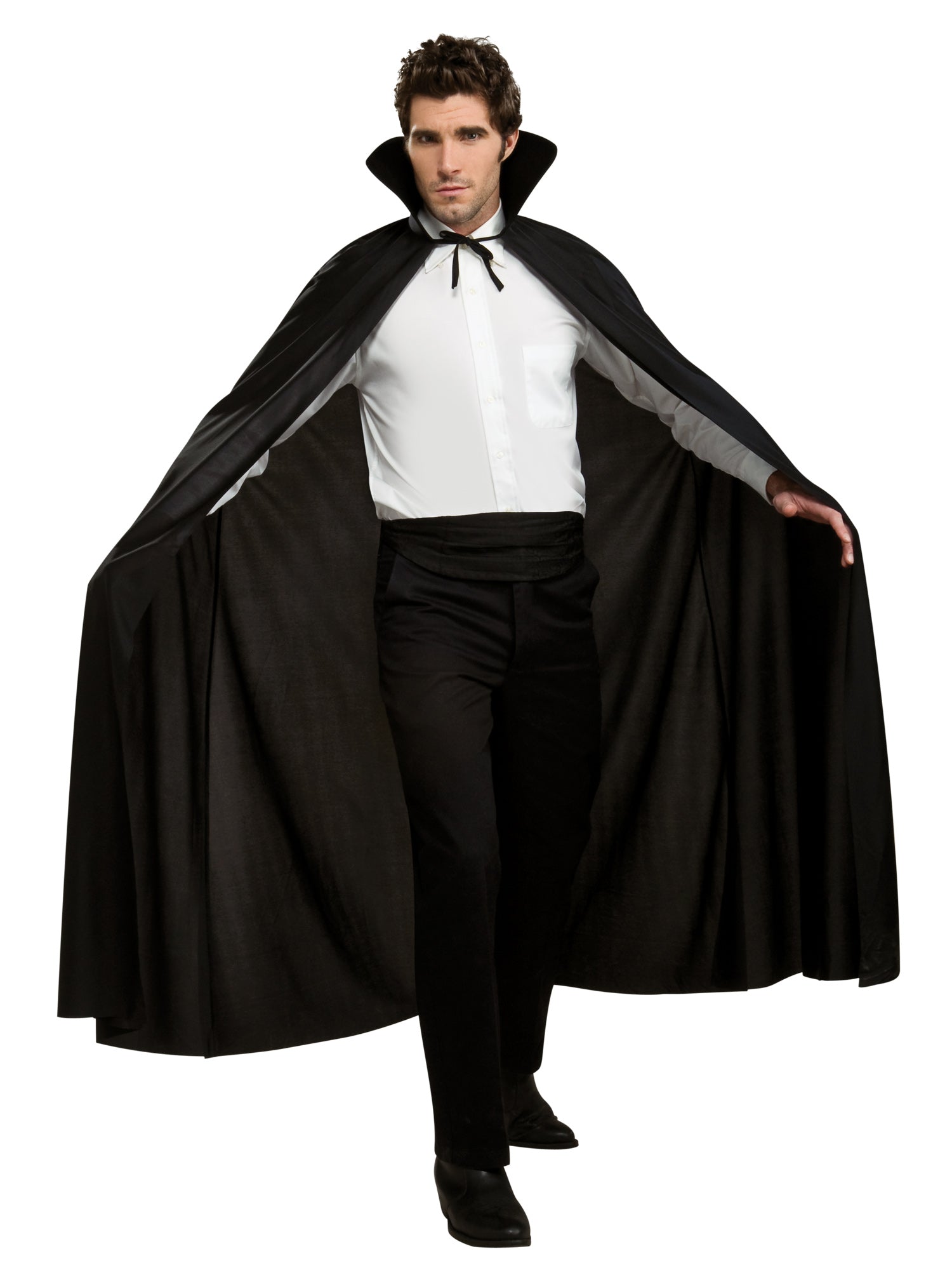 Rubie's Full Length Fabric Cape Black Costume Accessory