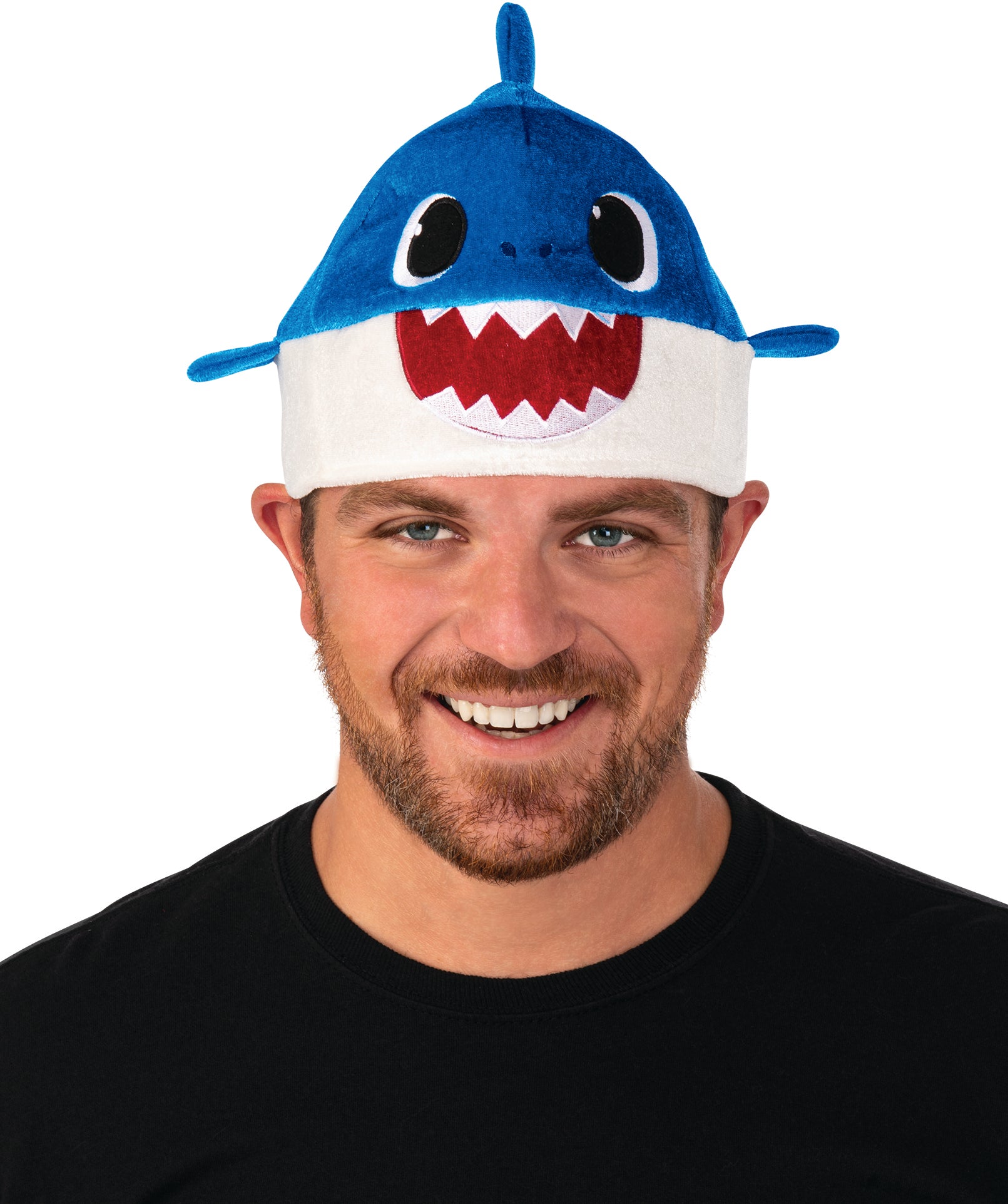 Baby Shark: Blue Daddy Shark Adult Hat With Sound Clip