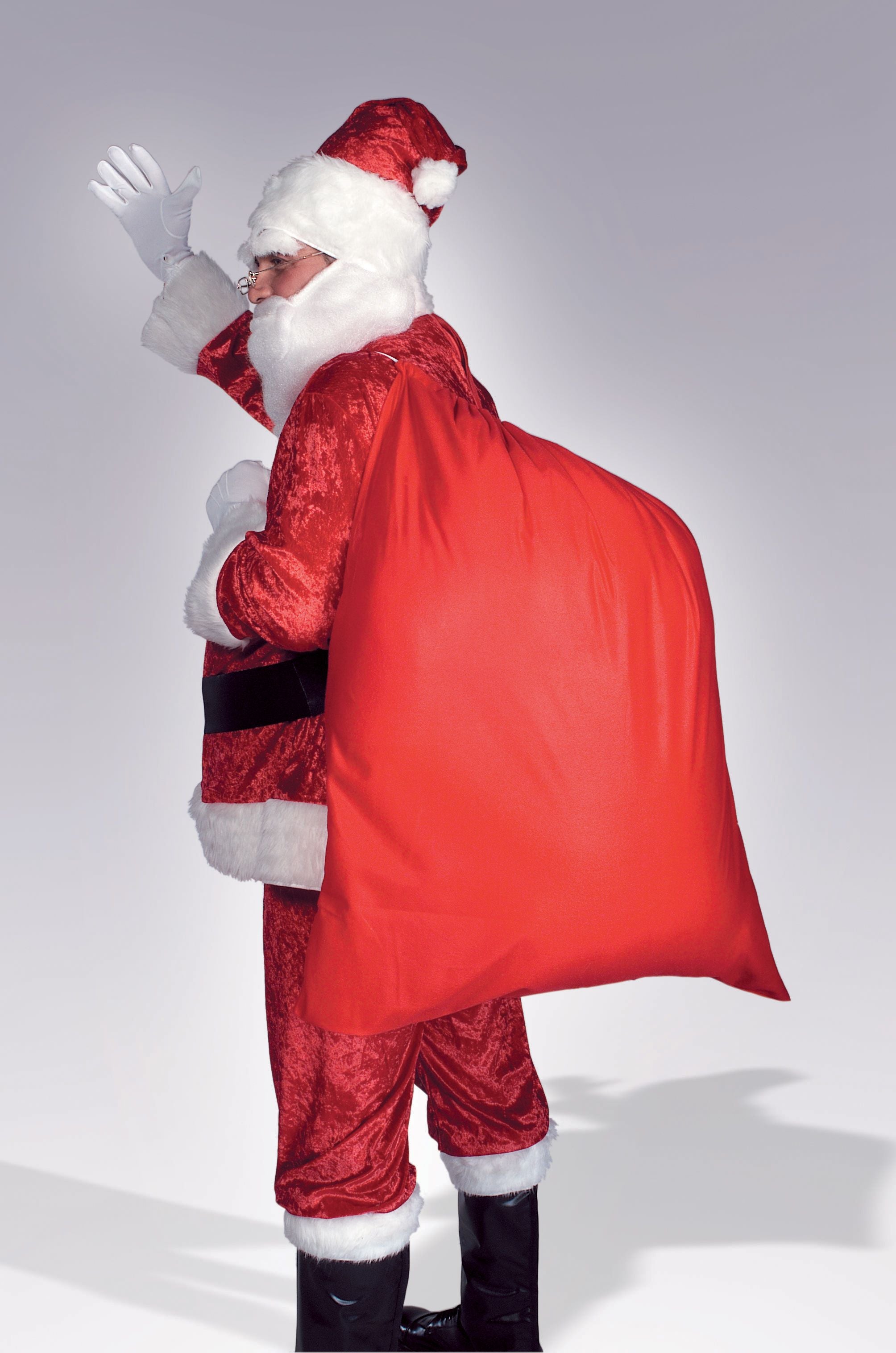 Rubie's Red Velour Santa Bag