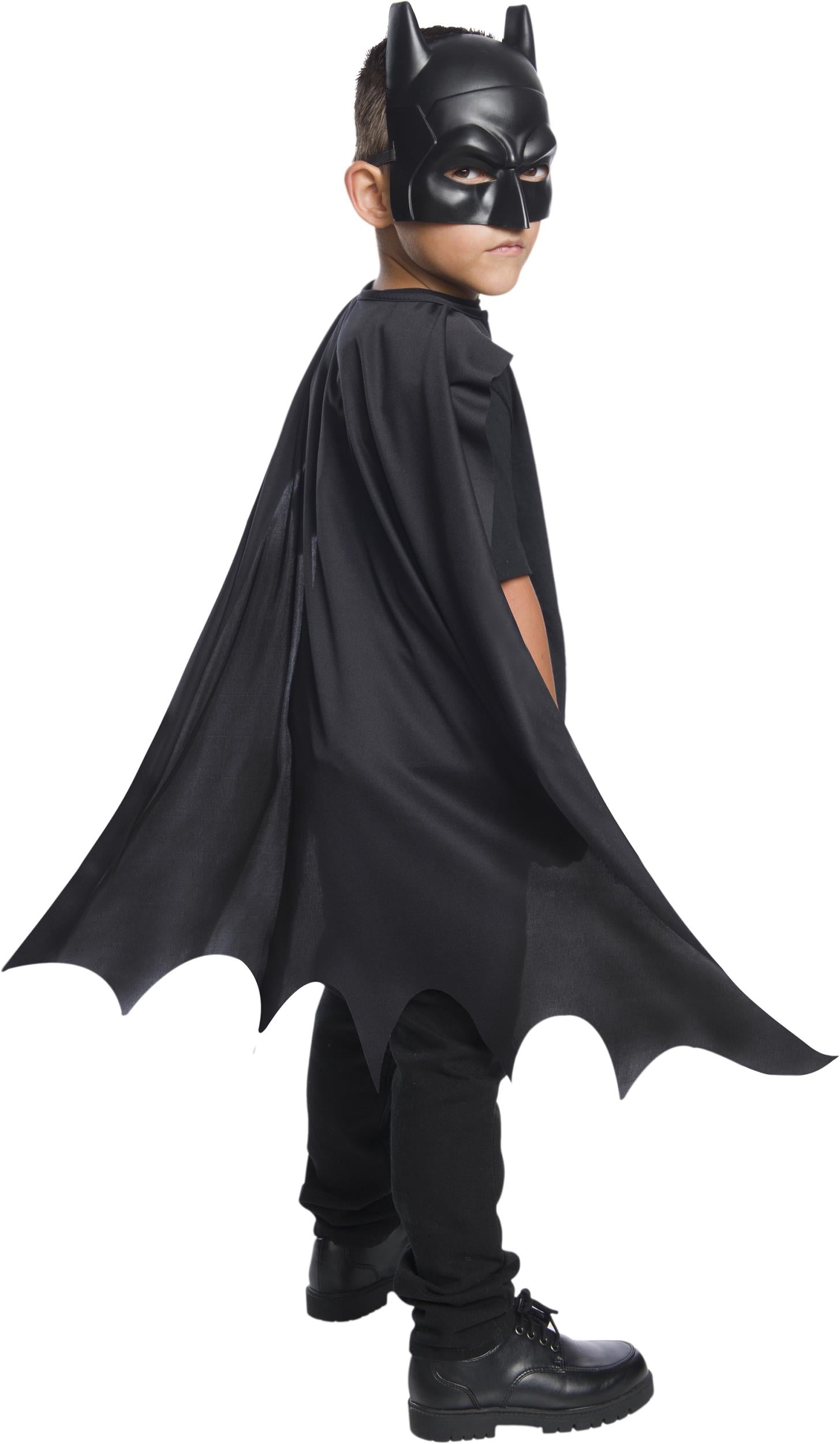 DC Comics Superheros Batman Cape and Mask Costume Child Kit