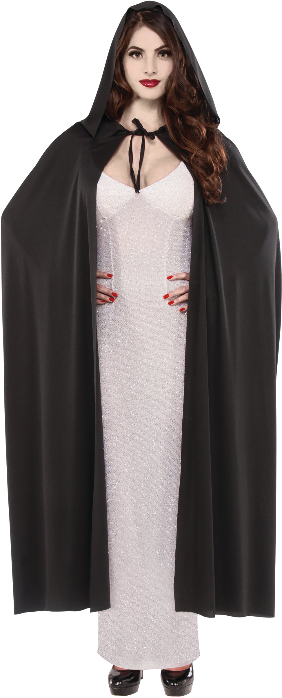 Rubie's Black Full Length Hooded Cape Costume Accessory