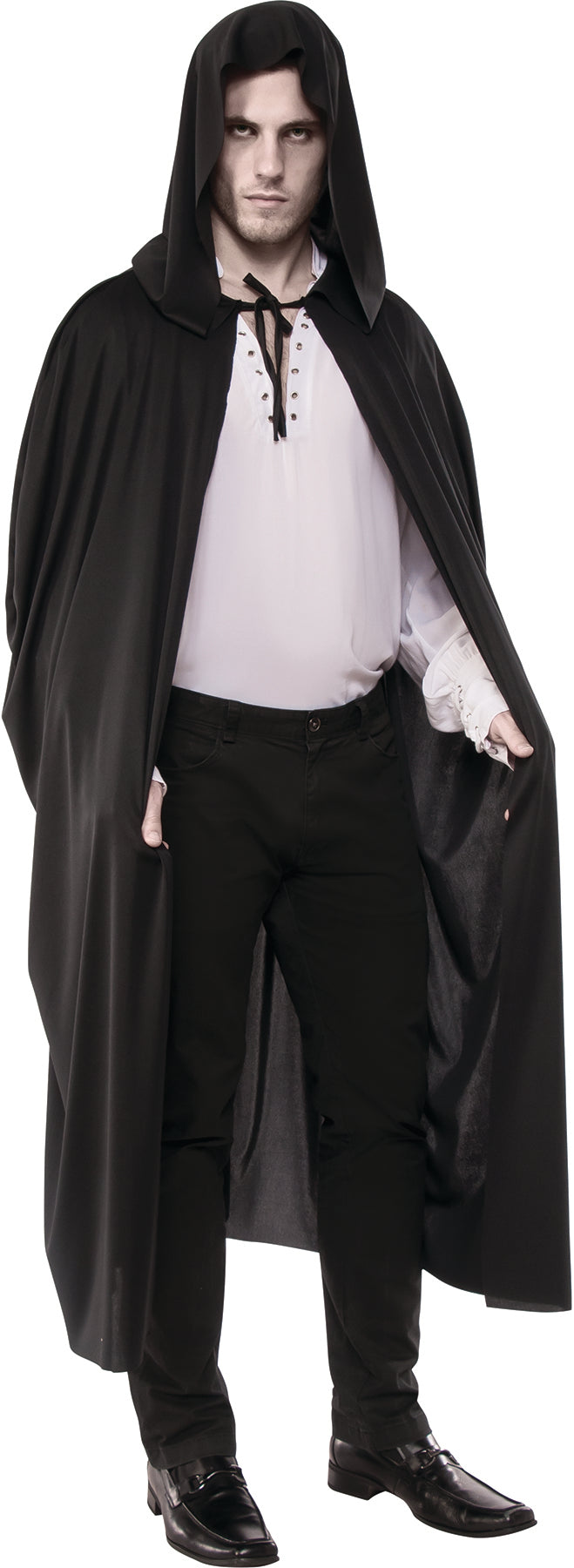 Rubie's Black Full Length Hooded Cape Costume Accessory