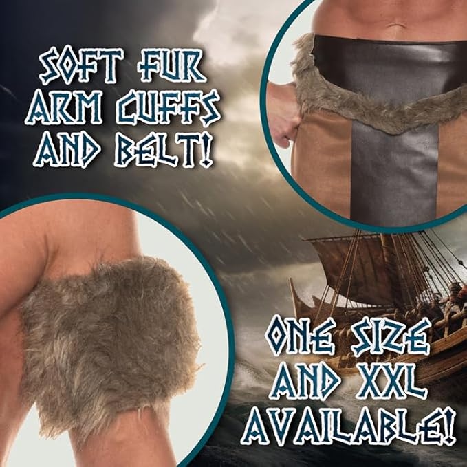 Men's Barbarian Cave Man Adult Costume Rugged Warrior