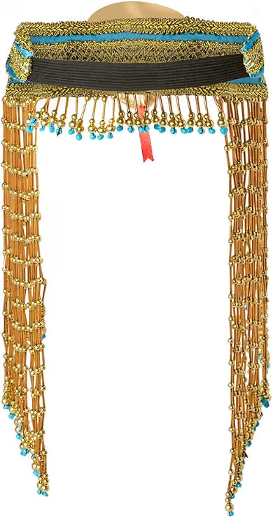 Asp Snake Beaded Headpiece Women's Egyptian Costume Accessory