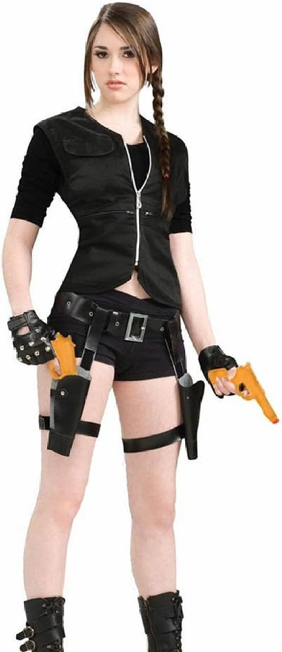 Tomb Raider Vixen Thigh Holster Set Adult Costume Accessory