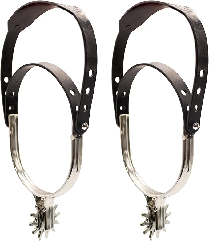Adjustable Faux Cowboy Cowgirl Boot Spurs Plastic Spur Rodeo Gear